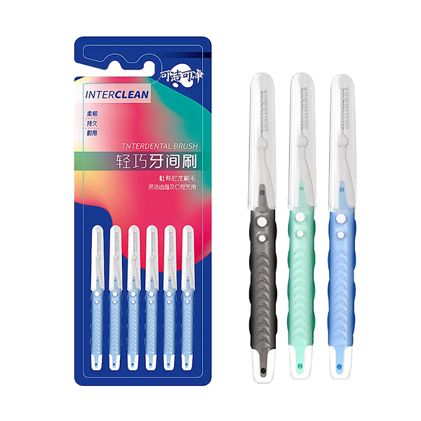 DuPont Naylon Kıllar Esnek Dayanıklı İnterdental Fırça